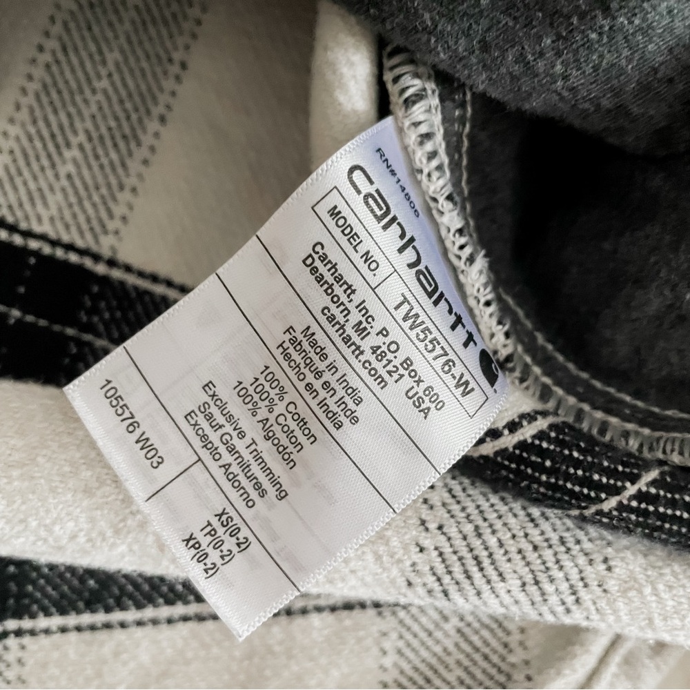 Carhartt Plaid Button Down Top - Picture 3 of 4